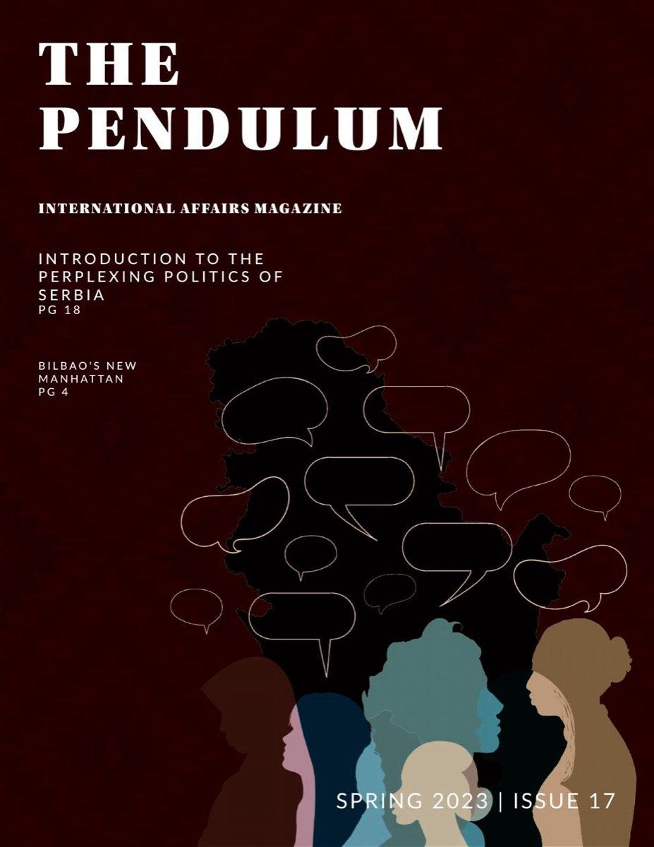 Cover of The Pendulum, Spring 2023, Issue 17.